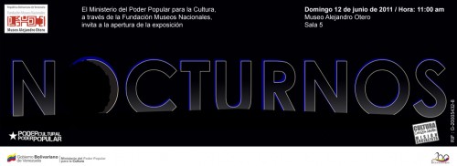 nocturnosjpg nocturnosjpg 500x182 Múltiples exposiciones inauguran en el MAO este domingo 12